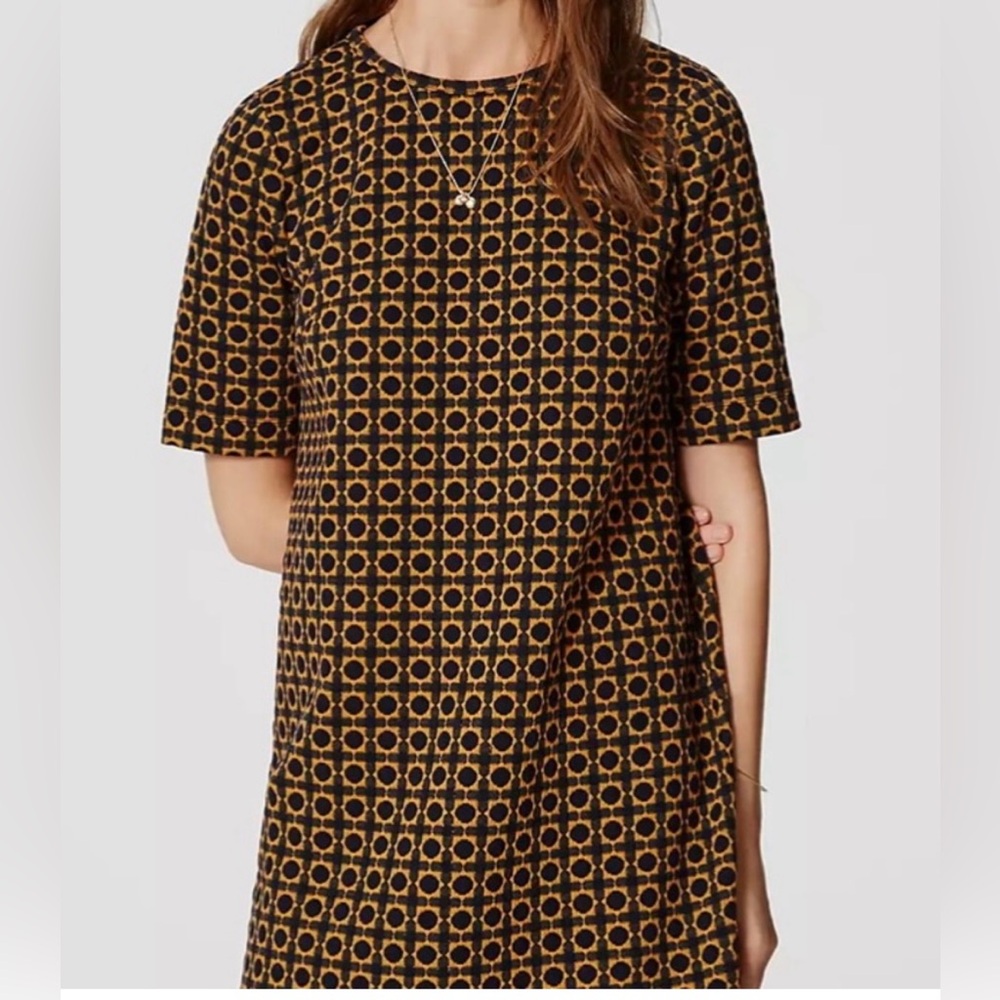 Ann Taylor LOFT Dress Shift A-Line Mini Mod Small‎